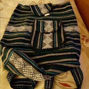 Blue Mexican Backpack